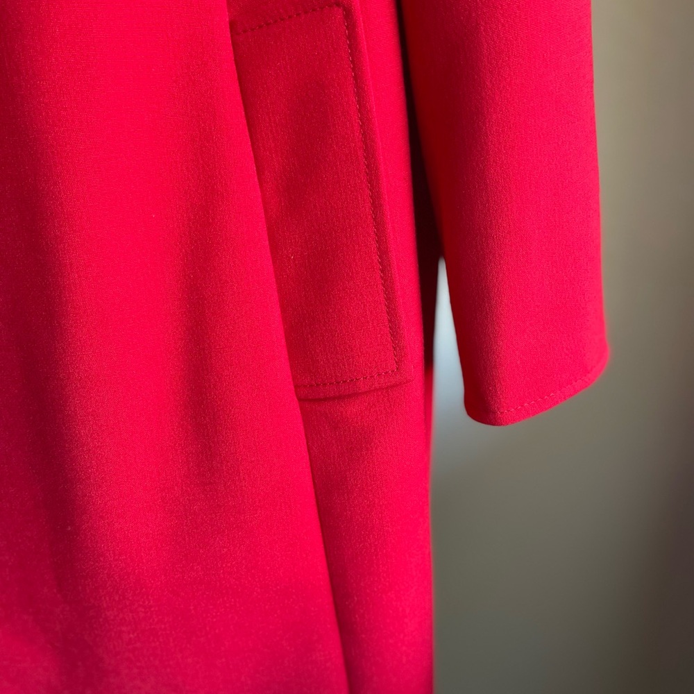 Tahari Topper Coat Women’s Red 16W - Picture 13 of 16